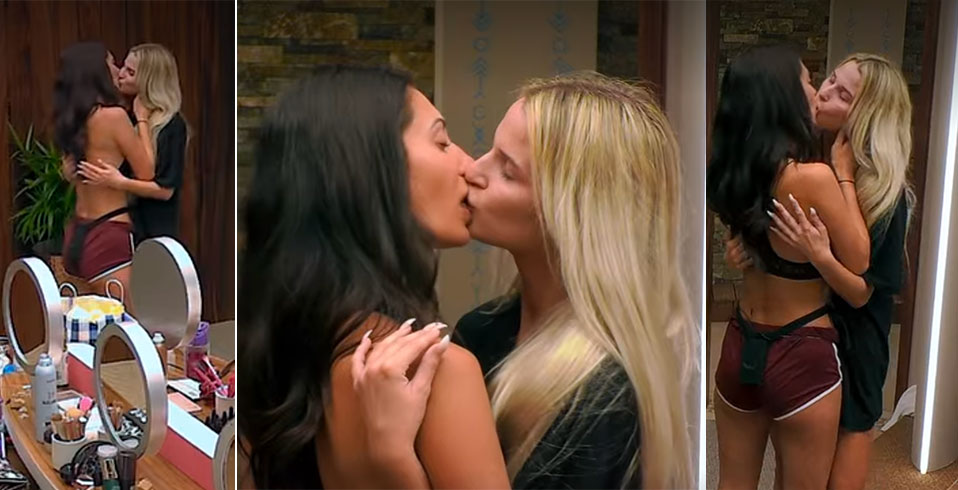 Juegos sexuales: el beso entre dos actrices que sorprendió en el