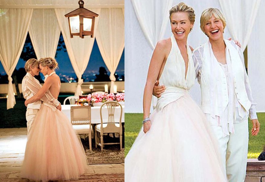
<span>Ellen deGeneres celebra su aniversario con Portia de Rossi 'a lo pequeño'</span>

