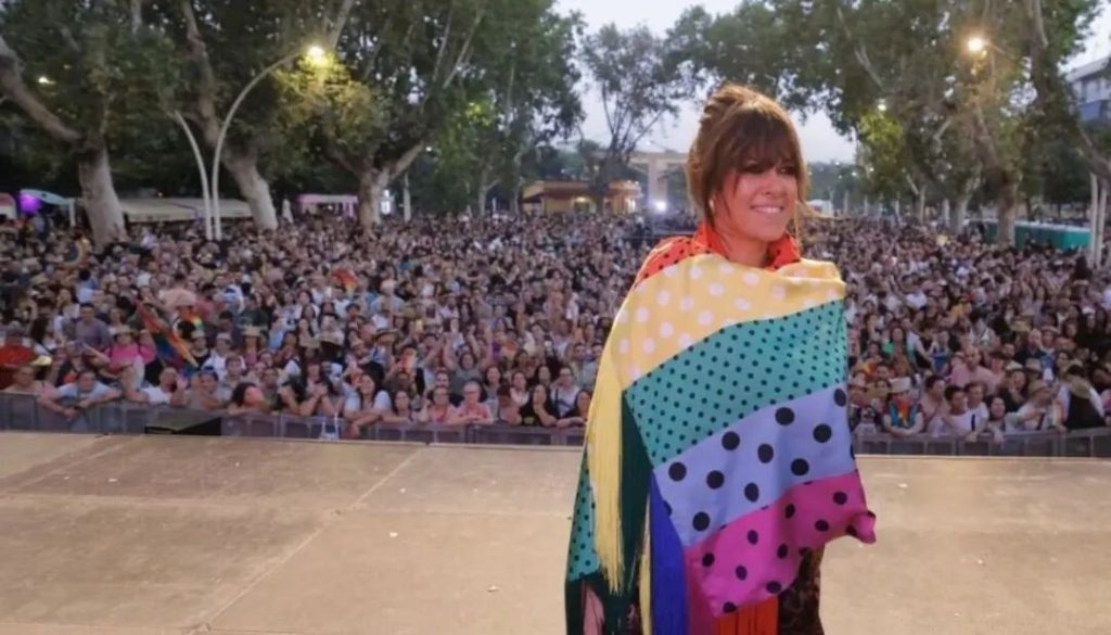 Vanesa Martin en pregón del Orgullo de Sevilla