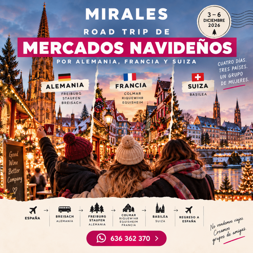 Road trip por los mercados navideños por Alemania, Francia y Suiza: del 3 al 6 de diciembre
